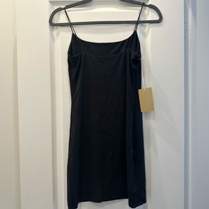 Wilfred. Black mini dress.
